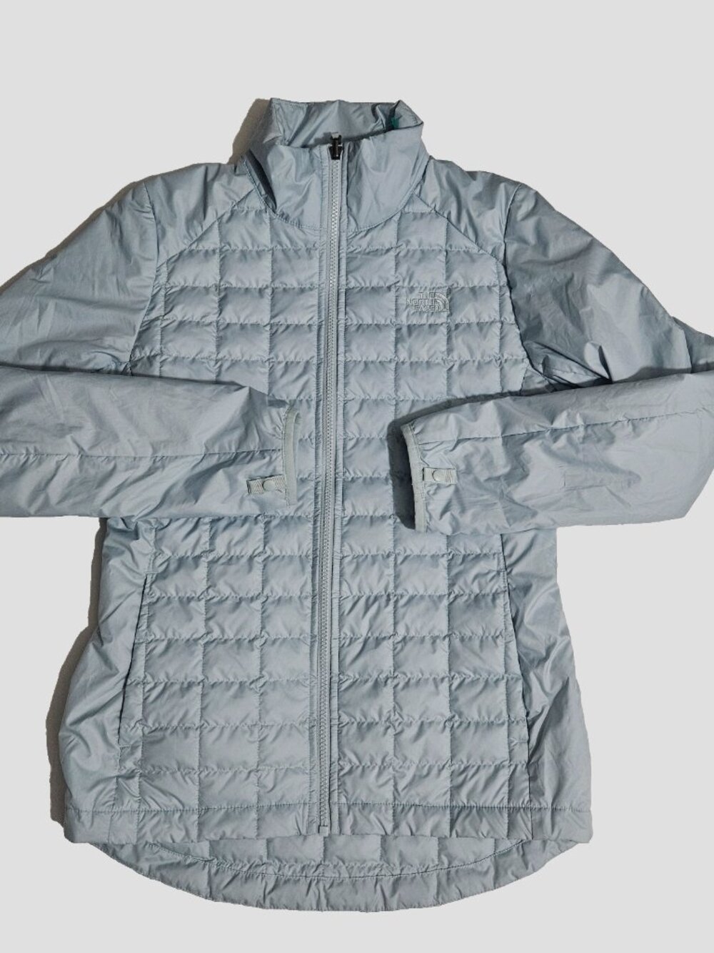 The North Face Thermoball Eco Women's Small Quilted Jacket Light Blue